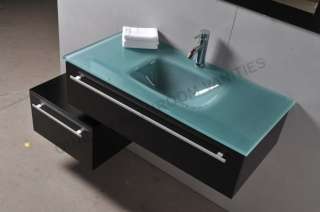 Modern Contemporary Single Sink Bathroom Vanity 39.4  