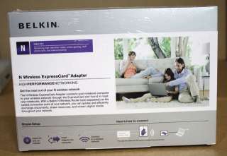 Belkin F5D8073 N Wireless Express Card Adapter  
