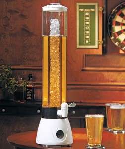 128 oz Cold Beverage Drink Tower Beer Bar Tap Dispenser  