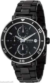 FOSSIL BLACK STEEL CHRONOGRAPH MEN WATCH CH2579 NEW  