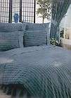 denim jeans blue stripe heavy quality duvet cover bedding set