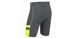 Cycle Shorts 8 Panel Hi Viz Yellow Premier Cycling  