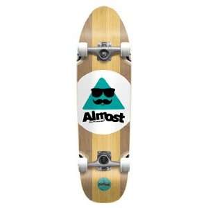  Almost Mo Bamboo Cruiser Skateboard Complete   31 Sports 