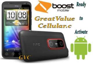 BOOST MOBILE PURPLE HTC EVO 3D ANDROID SMARTPHONE FULLY Flashed AND 