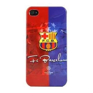  Fc Barcelona Emblem Hard Glossy Cover Case for Iphone 4 