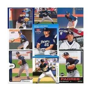   San Diego Padres Brian Lawrence 20 Different Cards