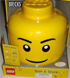 New Large Minifig Head easily SORT & STORE LEGO bricks  