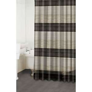  Alys Stripe Bronze Bathroom Shower Curtain