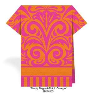  Simply Elegant Pink and Orange Decorative Napkins