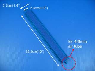 AQUARIUM AIR STONE 25.5cm / 10  airstone diffuses Bubble wall for 4 