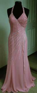   Long, Halter Formal, Pageant Dress Gown Size 10 Bubblegum Pink  