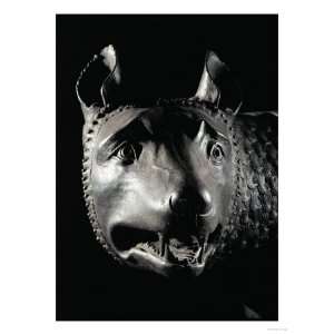  She Wolf Sucklimg Romulus and Remus Giclee Poster Print 