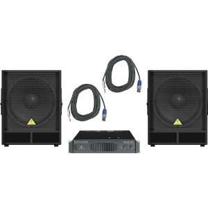  Behringer VP1800S / EP2000 Speaker & Amp Package Musical 