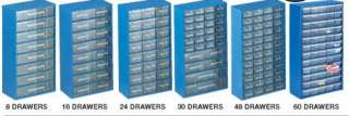 WISE Modular parts storage cabinet divided 8 drawer  