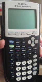 Texas Instruments TI 84 Plus Graphic Calculator   Great Condition ti84 