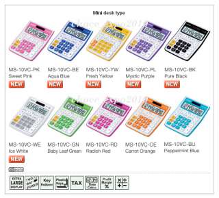 New Casio Basic Calculators MS 10VC BU(MS10VC) Blu