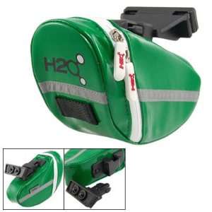  Como Bicycle Bike Faux Leather Saddle Seat Pouch Bag Green 