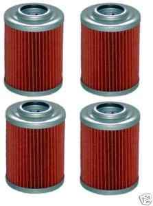 CAN AM 4 NEW OIL FILTERS OUTLANDER MAX 400 500 04 09 XT  