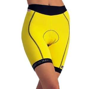  Assos Womens H F.I. Lady Cycling Shorts   Yellow   10 
