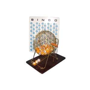  Professional Brass Coated Bingo Set