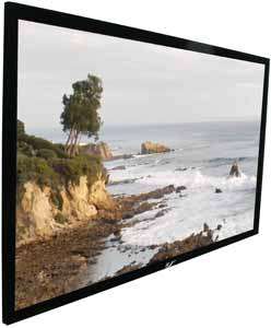  Elite Screens R120WH1 ezFrame Fixed Projection Screen (120 