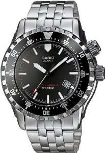    Casio MTD 1054D 1AVEF Mens Divers Black Steel Watch Watches