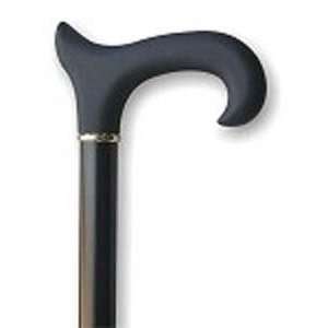  Wood Cane Soft Touch Derby Handle, Black Health 