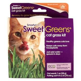 SmartyKat Sweet Greens Cat Grass Kit   1 ozOpens in a new window