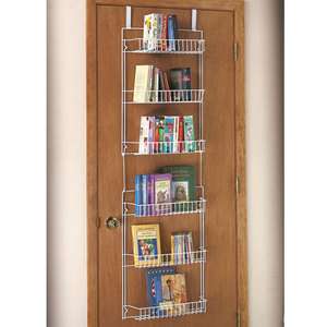   OVER THE DOOR FOOD ORGANIZER/STORAGE RACK spice/cans/jars PANTRY ~NEW
