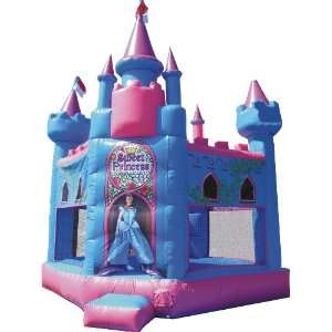 com Bounce House   15x15 Princess Castle   /Free Blower 