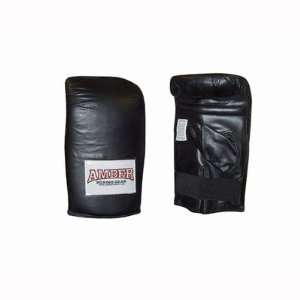  Deluxe Boxing Bag Gloves in Black Size Large Sports 