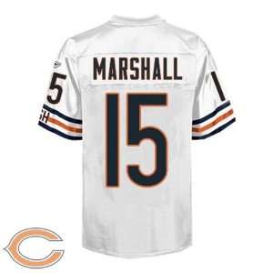   15 Brandon Marshall Jersey White Jersey Authentic Football Jersey M/48