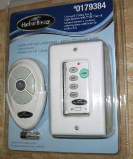   Universal Ceiling Fan/Light Wall Control Switch with Remote  