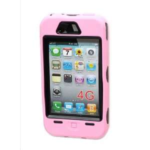  Hard Plastic Bumper Cover for iPhone 4   LIGHT PINK Cell 