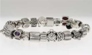 Pandora Sterling Silver Charm Clasp Bracelet  