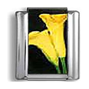  Yellow Calla Lily Italian charm Jewelry