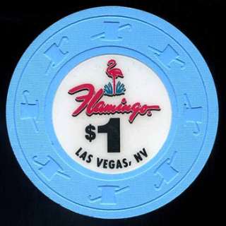 Casino Chips $1 Flamingo 2010 Las Vegas Poker Chip Unc  