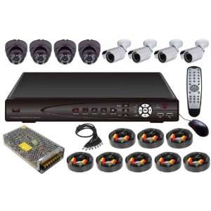   cctv video surveillance cameras system kit 8108id4ri4
