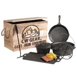  CW Gear Cast Iron Cookware Set