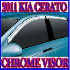 2011 KIA CERATO Chrome Window Visor wind deflector 4pcs