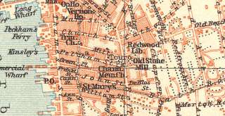 Rhode Island NEWPORT. Vintage city map Plan.1909  