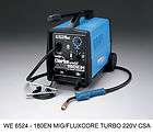 Clarke 180EN mig/fluxcore 220V welder WE6524 new