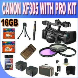 com Canon XF 305 High Definition Pro Camcorder, CF Card Media, 18x HD 