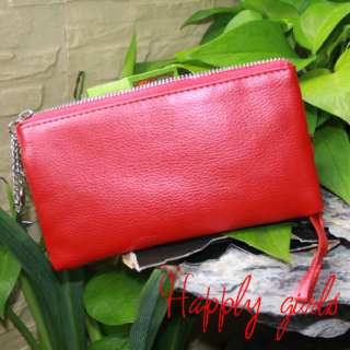 New designer womens leather purse ladies handbag clutch baguette bag 