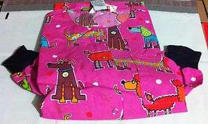 Lab coat Lab Jacket Warmup Mixed Dogs on Pink Background S   2XL 
