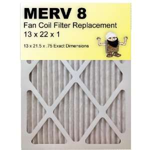   Air Filter 13x22x1 (13x21.5x.75), 6 Pack, For Bryant/Carrier Units