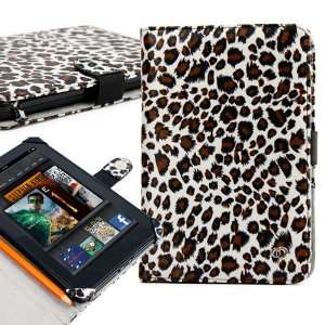  Leopard Print Synthetic Leather Folder Protector Sleeve 