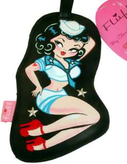   Sailor Sexy Retro Tattoo Pin Up Girl FLUFF Luggage ID Tag NEW  