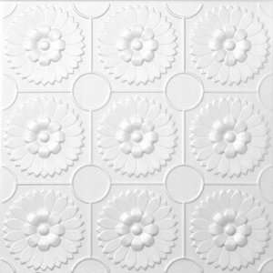   136 Styrofoam Direct Glue Up Ceiling Tile (20x20)