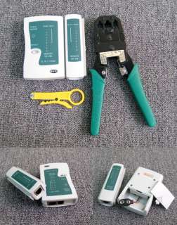 Computer Network Tool KIT Cable Tester Crimp Lan Pliers  